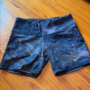 Nike Women's Multicolor Tie-Dye Athletic Shorts